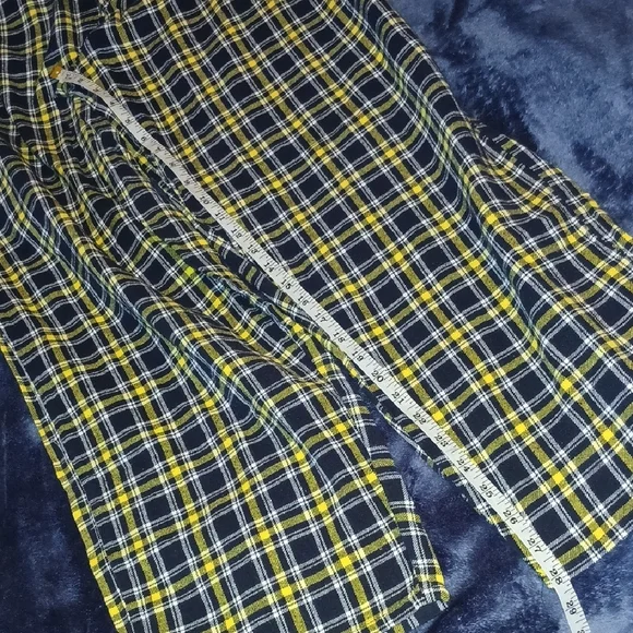 Reebok Pittsburgh Steelers NFL Team Apparel Plaid Pajama Pants - Black & Yellow - Picture 5 of 6